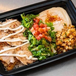 Extra Chicken Shawarma On Plate