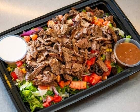 Lamb Shawarma Salad for 12.